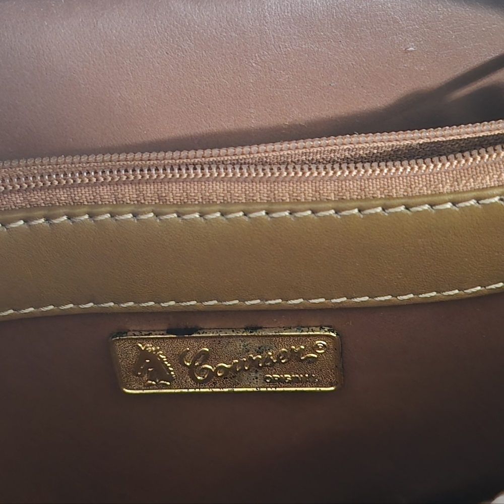 Vintage Courser Original Brown Leather Crossbody Bag Saddle Bag Equestrian Horse - Picture 9 of 16